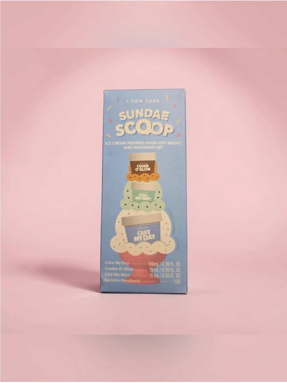 I Dew Care Sundae Scoop Face Mask Set
